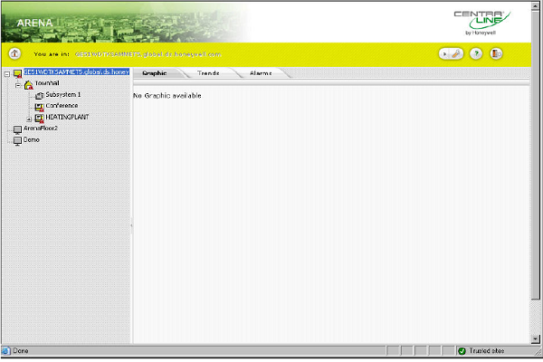 ARENA main window is displayed