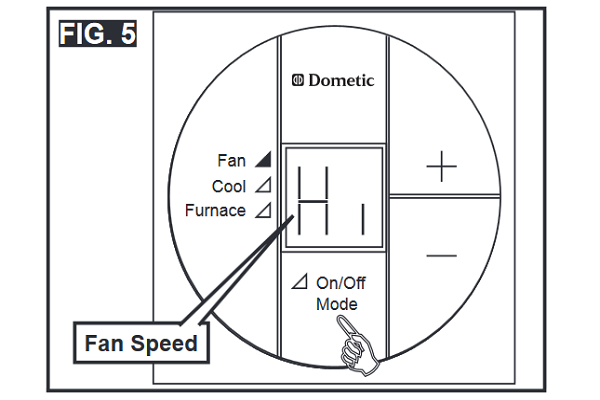 DOMETIC 3316155 FAN Speed Set