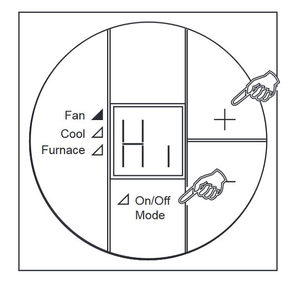 Dometic SZ LCD Fan Mode Setting