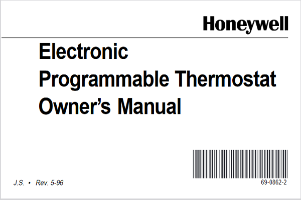 Honeywell Electronic Programmable Thermostat
