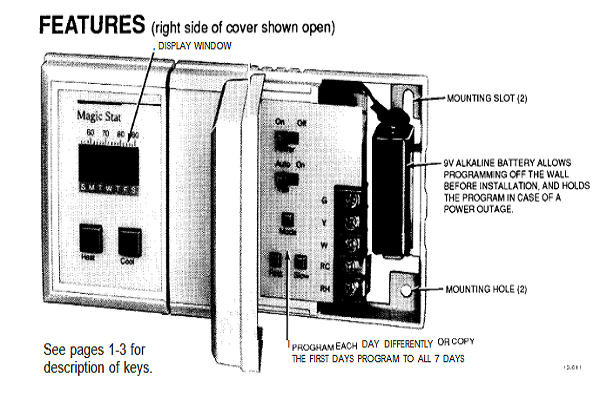 Honeywell MAGIC STAT MS3000