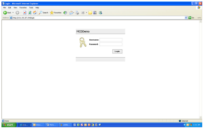 Honeywell McDonald&rsquo;s HEMS II Panel Login