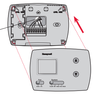 Honeywell PRO 3000 Mounting