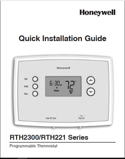 Honeywell RTH2300B1038