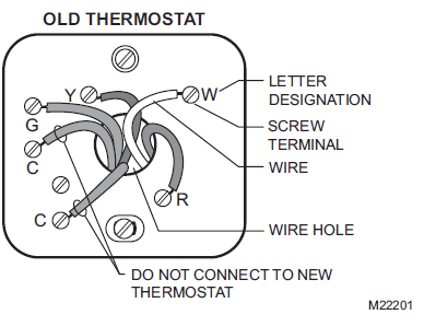 Honeywell RTH7500D Installation