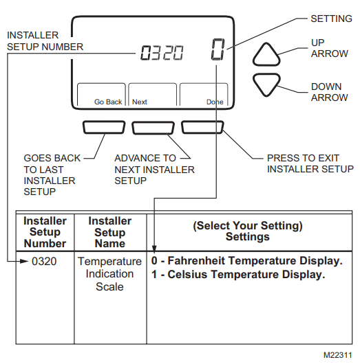 honeywell rth7500d installer setup