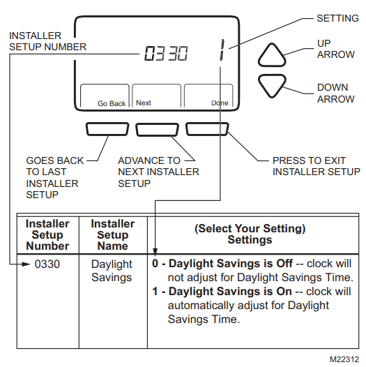 honeywell rth7500d installer setup