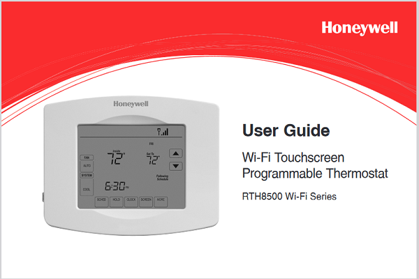 Honeywell RTH8500 Wi-Fi Series
