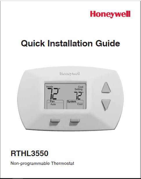 Honeywell RTHL3550D