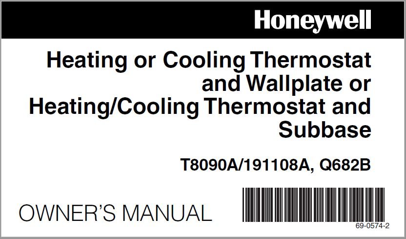 Honeywell T8090A -191108A