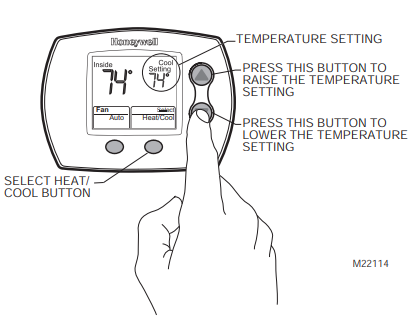 honeywell th5110d manual