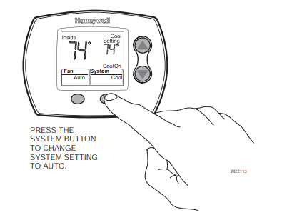 honeywell th5110d manual