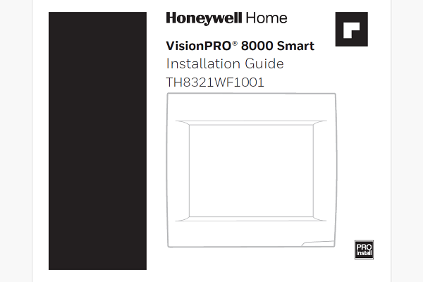 Honeywell VisionPRO 8000