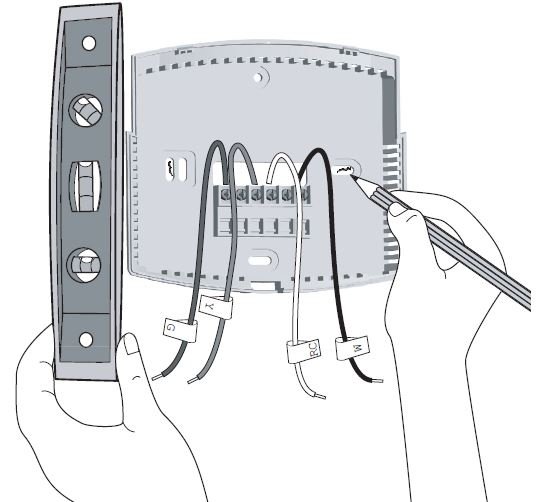 Installing Honeywell Hunter 44155C Thermostat