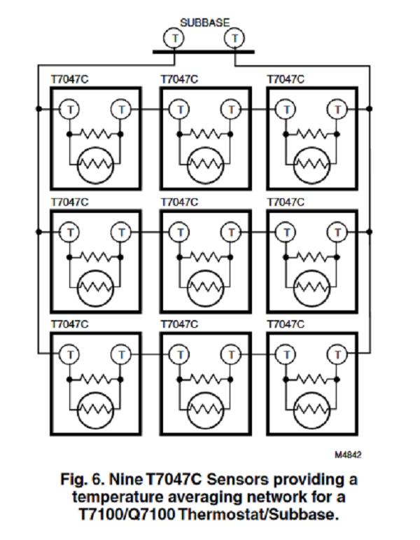 Q7100A,C,D THERMOSTAT SUBBASES 4