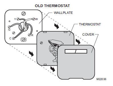 Remove Old Honeywell Thermostat